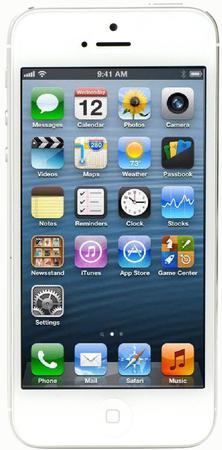 Смартфон Apple iPhone 5 32Gb White & Silver - Барабинск