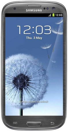 Смартфон Samsung Galaxy S3 GT-I9300 16Gb Titanium grey - Барабинск